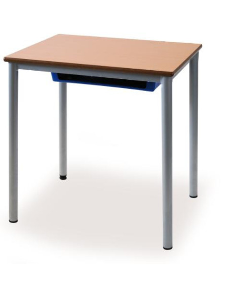 ▷ MESA ESCOLAR MOD.266 BANDEJA OPCIONAL PLÁSTICO 70X50 ALT.70 COLOR TAGAR | Taine - Imagen 1