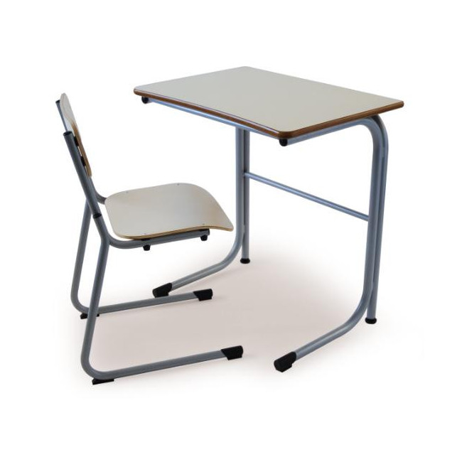 ▷ MESA TAGAR ESCOLAR M.274 PATIN S/BANDEJA 60X50 ALT.70 COLOR | Taine - Imagen 1