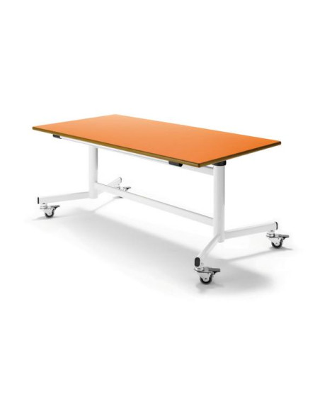 ▷ MESA TAGAR POLIVALENTE M.392 ABATIBLE CON RUEDAS 120X60 ALT.54 LD-COLOR | Taine - Imagen 1