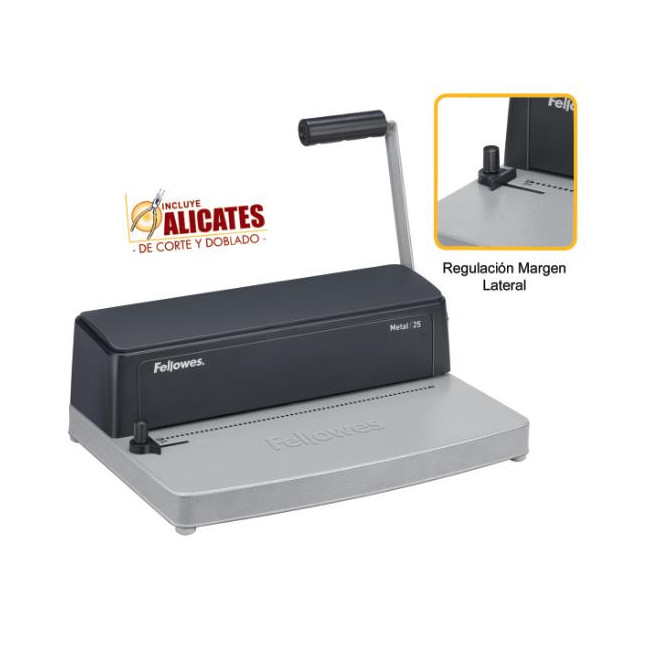▷ ENCUADERNADORA FELLOWES ESPIRAL METAL 25 | Taine - Imagen 1