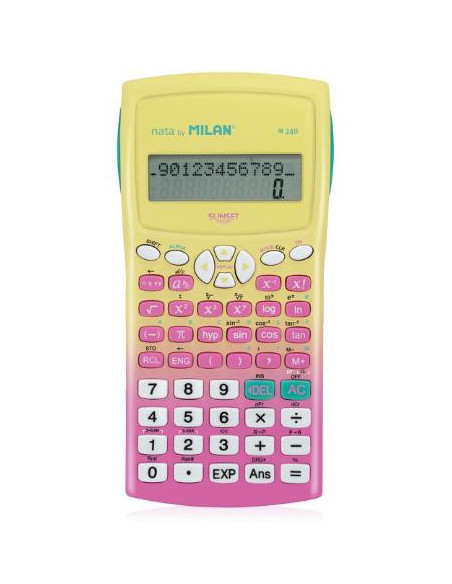 ▷ CALCULADORA MILAN CIENTÍFICA M240 ROSA SUNSET | Taine - Imagen 1