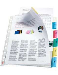 ▷ FUNDAS ESSELTE MULTITALADRO CON PESTAÑA | Taine - Imagen 1