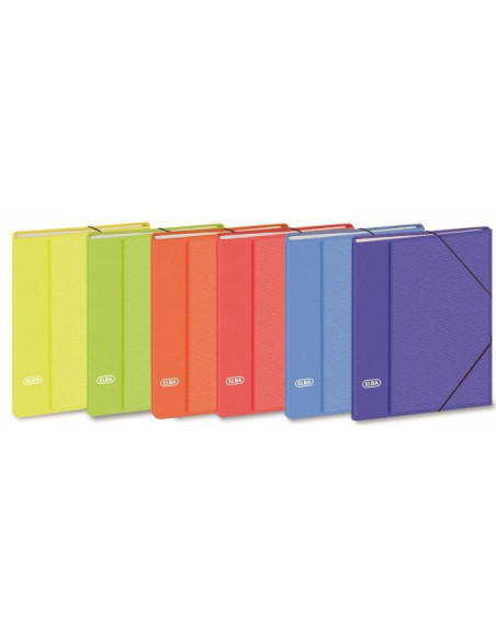 ▷ CLASIFICADOR ELBA 12 DEPARTAMENTOS FOLIO PAPEL BRILLO COLORES SURTIDOS | Taine - Imagen 1