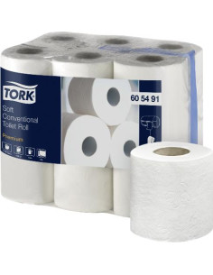 Imagen 1 - ▷ PAPEL HIGIENICO TORK 12UDS DOMESTICO PREMIUM SUAVE 2 CAPAS 22,9 METROS | Taine ▷ PAPEL HIGIENICO TORK 12UDS DOMESTICO PREMIUM SUAVE 2 CAPAS 22,9 METROS | Taine - Imagen 1