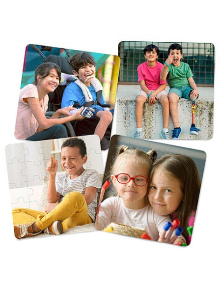 ▷ PUZLE MINILAND APRENDE VALORES SET 4 ANCHOXALTO 21X21 CM | Taine - Imagen 1