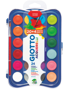 Imagen 1 - ▷ ESTUCHE GIOTTO 20+4 ACUARELAS | Taine ▷ ESTUCHE GIOTTO 20+4 ACUARELAS | Taine - Imagen 1