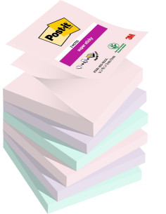 ▷ NOTAS ADHESIVAS POST-IT® Z-NOTAS 6 BLOCS SOULFUL 90HJ 76x76MM | Taine - Imagen 1