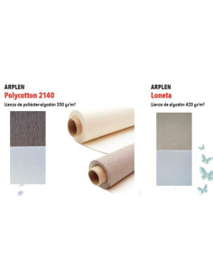 Imagen 1 - ▷ ROLLO LIENZO POLIESTER-ALGODON 350gr/m2 2'10x10 m 2140 | Taine ▷ ROLLO LIENZO POLIESTER-ALGODON 350gr/m2 2'10x10 m 2140 | Taine - Imagen 1