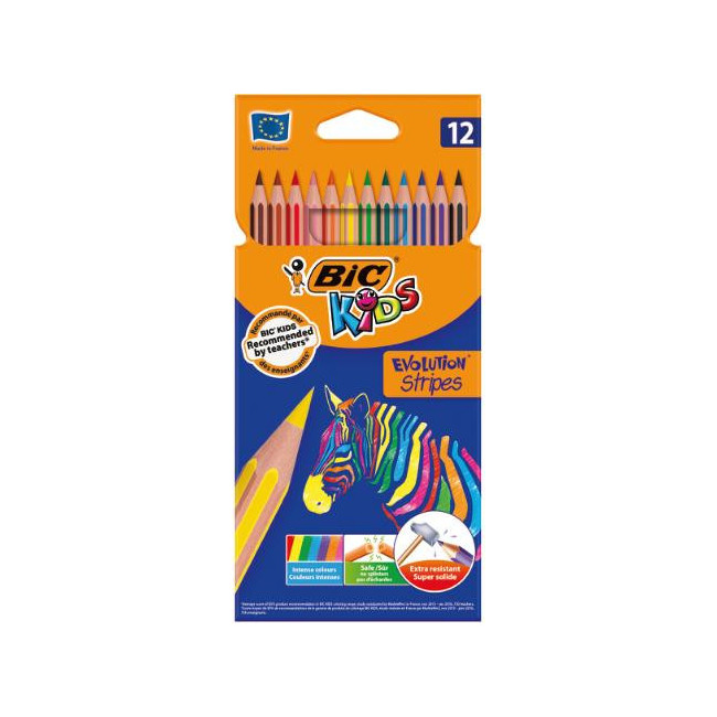 ▷ LÁPICES DE COLOREAR EVOLUTION STRIPES | Taine - Imagen 5