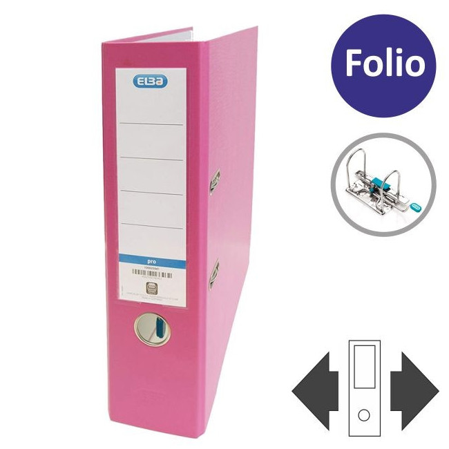 ▷ ARCHIVADOR ELBATOP FOLIO L80 PP/PAP ROSA | Taine - Imagen 1