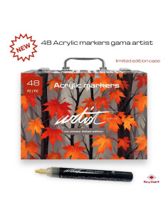 Imagen 1 - ▷ MALETIN ARTIST ACYLICOS/ALCOHOL 48 COLORES | Taine ▷ MALETIN ARTIST ACYLICOS/ALCOHOL 48 COLORES | Taine - Imagen 1
