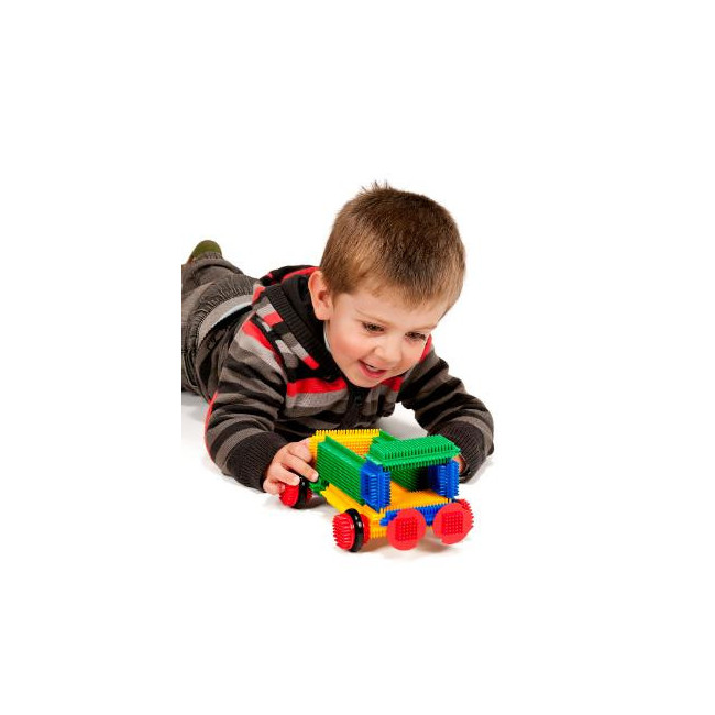 ▷ CONSTRUCCIONES PINCHOS PEGY BRICKS 94 PIEZAS CONTENEDOR MINILAND | Taine - Imagen 1