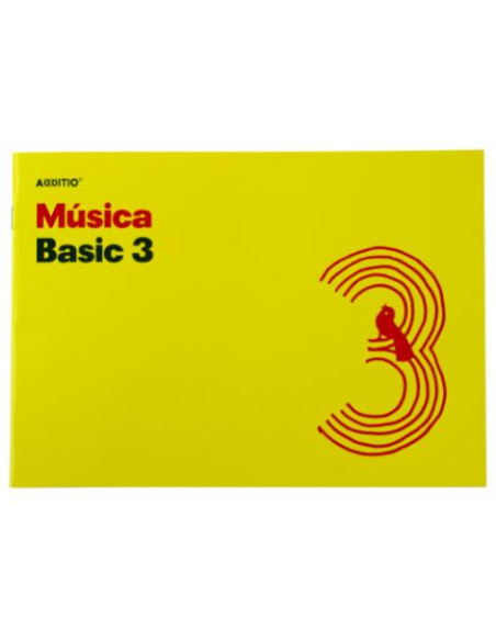 ▷ CUADERNO ADDITIO MUSICA 3 PENTAGRAMAS 24 MM 10HJ: | Taine - Imagen 1