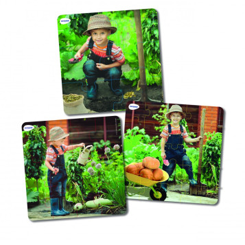 ▷ PUZLE MINILAND PROGRESIVOS: VIDA DE LA PLANTA SET DE 3UDS36204 | Taine - Imagen 1