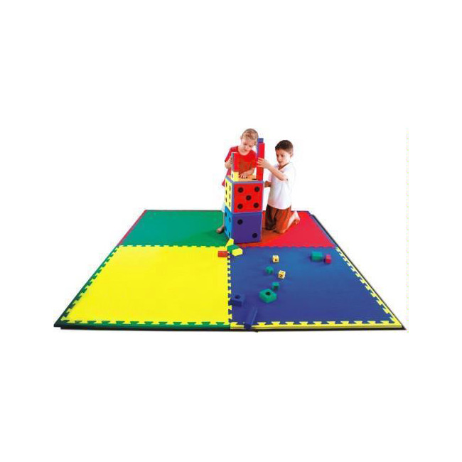 ▷ PUZLE IMPARA BALDOSA TAPIZ EVA AZUL 100X100X2 CM | Taine - Imagen 1