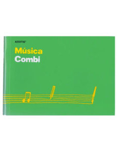 Imagen 1 - ▷ CUADERNO ADDITIO MUSICA 4 PENTAGRAMAS 24HJ (HJ ANOTACIONES+HJ DIBUJO) COMBI | Taine ▷ CUADERNO ADDITIO MUSICA 4 PENTAGRAMAS 24HJ (HJ ANOTACIONES+HJ DIBUJO) COMBI | Taine - Imagen 1