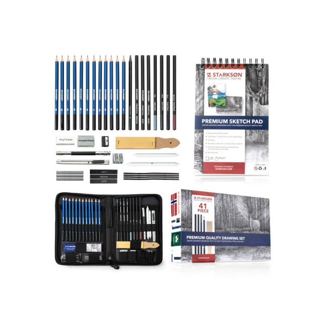 ▷ SET STARKSON DRAWING 41 CARBONCILLO | Taine - Imagen 1