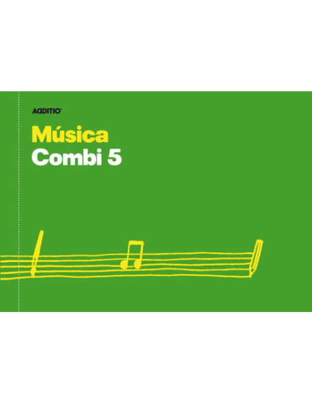 ▷ CUADERNO ADDITIO MUSICA 5 PENTAGRAMAS 24HJ (HJ ANOTACIONES+HJ DIBUJO) COMBI | Taine - Imagen 1