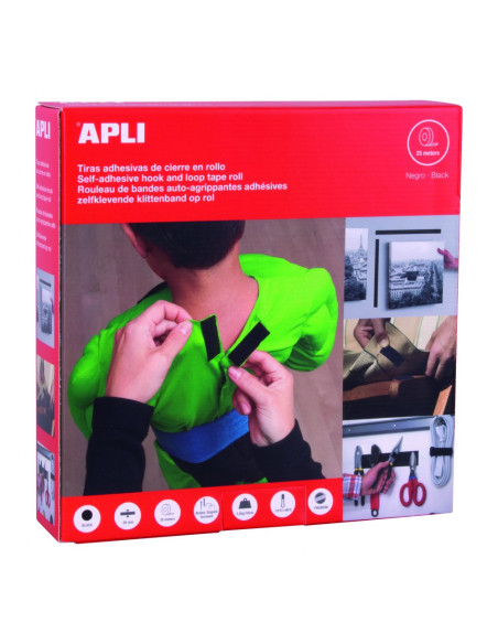 ▷ VELCRO ADHESIVO NEGRO 25MMX18M POST-IT | Taine - Imagen 1