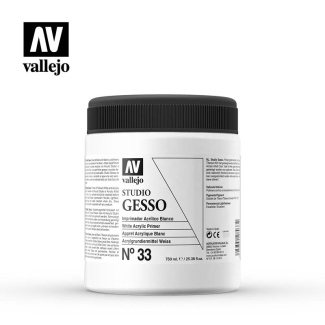 ▷ GESSO ESTUDIO 750ML VALLEJO | Taine - Imagen 1