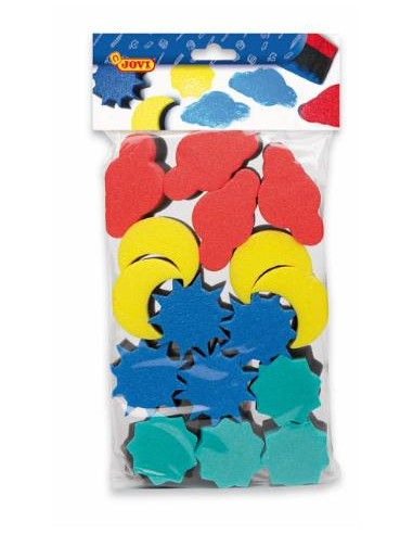 ▷ ESPONJAS FORMAS DIVERSAS BOLSA 16 UDS. JOVI | Taine - Imagen 1