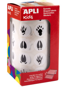 Imagen 1 - ▷ ROLLO GOMETS HUELLAS ANIMALES 20,0 MM | Taine ▷ ROLLO GOMETS HUELLAS ANIMALES 20,0 MM | Taine - Imagen 1