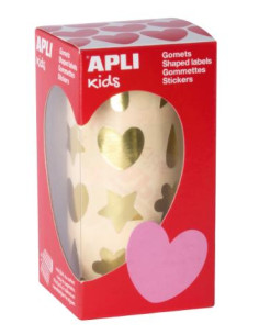 Imagen 1 - ▷ ROLLO APLI ORO GOMETS FORMAS SURTIDAS ORO 17614 | Taine ▷ ROLLO APLI ORO GOMETS FORMAS SURTIDAS ORO 17614 | Taine - Imagen 1