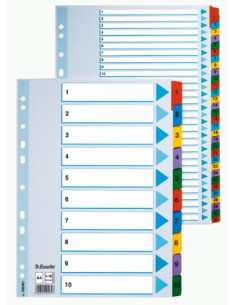 ▷ ÍNDICES ESSELTE Y ABECEDARIOS MULTICOLOR | Taine - Imagen 1