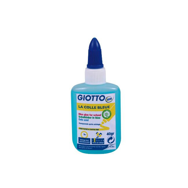 ▷ COLA GIOTTO BIB 40GR AZUL/TRANSPARENTE | Taine - Imagen 1