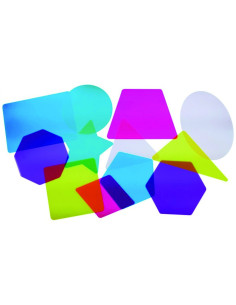 ▷ FORMAS HENBEA TRANSLÚCIDOS SHAPES 2D 12 UDS. MEDIDAS: 15X21CMS | Taine - Imagen 1