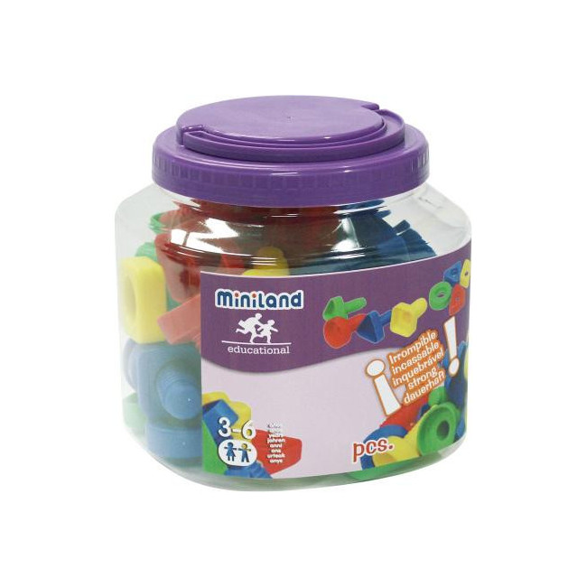 ▷ TORNILLOS MINILAND Y TUERCAS 48 PIEZAS | Taine - Imagen 1