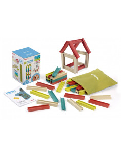 ▷ JUEGO MINILAND DE CONSTRUCCION ECO BEAMS BUILDING SET 32250 | Taine - Imagen 1