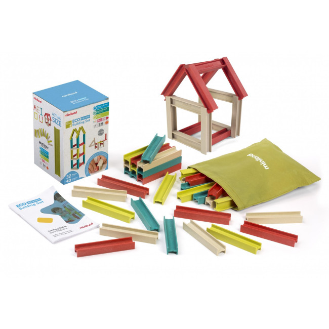 ▷ JUEGO MINILAND DE CONSTRUCCION ECO BEAMS BUILDING SET 32250 | Taine - Imagen 1