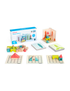 ▷ JUEGO DE CONSTRUCCIÓN SHAPE MAKERS 40 PIEZAS MINILAND | Taine - Imagen 1