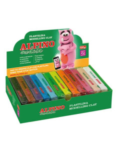 Imagen 1 - ▷ PLASTILINA ALPINO CAJA 12 UDS. 150G COLORES SURTIDOS | Taine ▷ PLASTILINA ALPINO CAJA 12 UDS. 150G COLORES SURTIDOS | Taine - Imagen 1