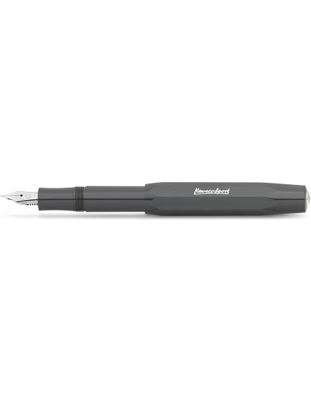 ▷ PLUMA KAWECO SPORT GRIS + CLIP | Taine - Imagen 1
