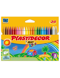 Imagen 1 - ▷ CERAS PLASTIDECOR BIC COLORES 24U. | Taine ▷ CERAS PLASTIDECOR BIC COLORES 24U. | Taine - Imagen 1