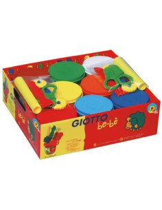 ▷ PASTA GIOTTO BE-BÉ SCHOOLPACK 8 BOTES 220G + ACCESORIOS | Taine - Imagen 1