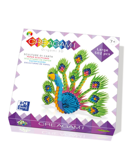 ▷ BLOC OXFORD CREAGAMI PAVO REAL GRANDE | Taine - Imagen 1