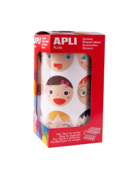 ▷ ROLLOS APLI GOMETS EMOCIONES 33MM REDONDOS 360U | Taine - Imagen 1