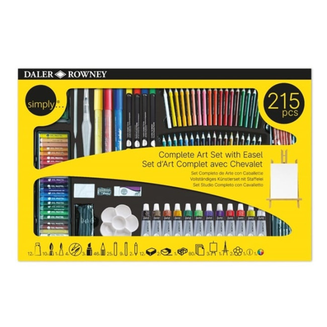 ▷ SET ARTE 215 PIEZAS DALER ROWNEY SIMPLY | Taine - Imagen 1