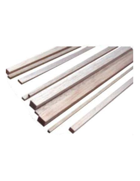 ▷ LISTON CUADRADO MADERA BALSA 10MM VARIAS MED | Taine - Imagen 1
