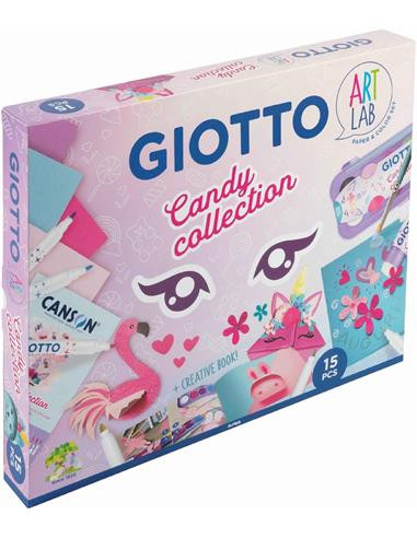 GIOTTO Art Lab - Set Funny Collage Créatif Pour Enfants Et Artistes En Herbe