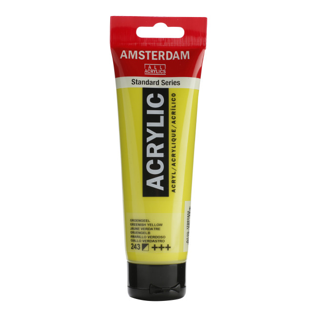 ▷ PINTURA ACRÍLICA AMSTERDAM TUBO 120ML AMARIL.VERDOS | Taine - Imagen 1