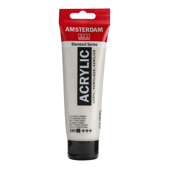 ▷ PINTURA ACRÍLICA AMSTERDAM TUBO 120ML BUFF TIT.OSC | Taine - Imagen 1