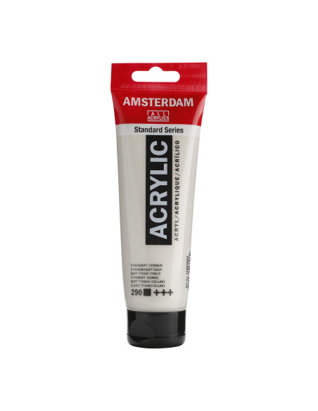 ▷ PINTURA ACRÍLICA AMSTERDAM TUBO 120ML BUFF TIT.OSC | Taine - Imagen 1
