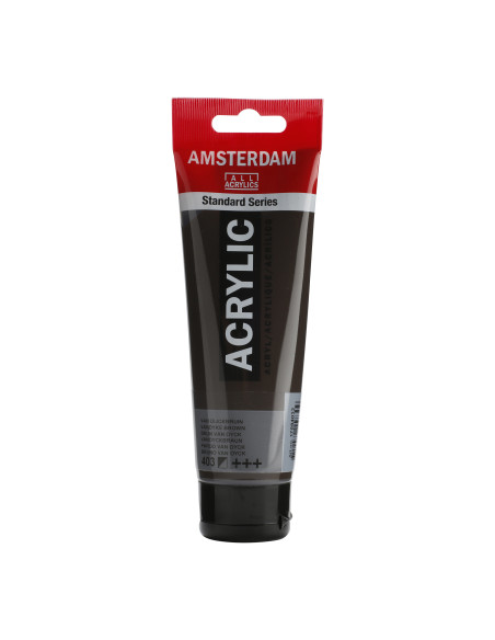 ▷ PINTURA ACRÍLICA AMSTERDAM TUBO 120ML PARDO VAN DYCK | Taine - Imagen 1