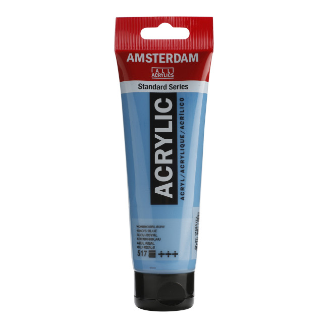 ▷ PINTURA ACRÍLICA AMSTERDAM TUBO 120ML AZUL REAL | Taine - Imagen 1