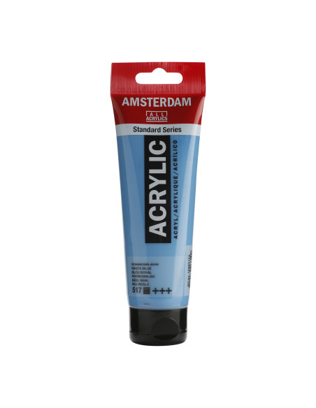 ▷ PINTURA ACRÍLICA AMSTERDAM TUBO 120ML AZUL REAL | Taine - Imagen 1