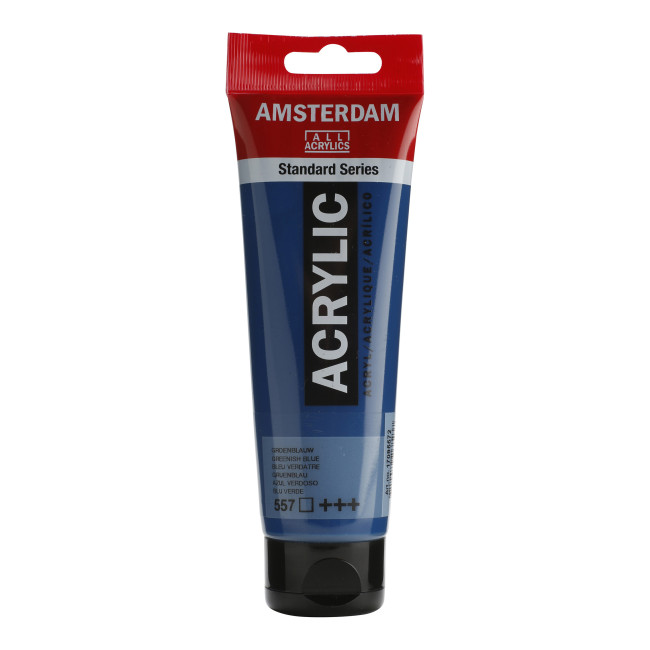 ▷ PINTURA ACRÍLICA AMSTERDAM TUBO 120ML AZUL VERDE | Taine - Imagen 1